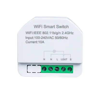 Π£ΠΌΠ½ΠΎΠ΅ WI-FI ΡΠ΅Π»Π΅ ΠΎΠ΄Π½ΠΎΠΊΠ°Π½Π°Π»ΡΠ½ΠΎΠ΅ Sibling Smart Home Powerswitch-M mini Π±Π΅Π»ΠΎΠ΅