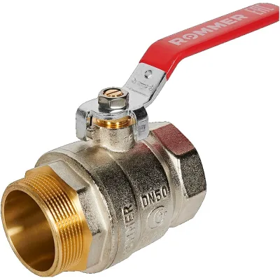 Кран шаровой ROMMER ВР/НР, ручка рычаг 2 RBV-0002-2210350 RG00938RJN92GJ