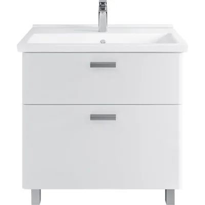 Комплект Sanstar напольная тумба Gretta 80 с раковиной Миранда 80 332.1-1.5.1.КМИР