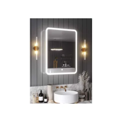 Зеркало-шкаф SANTREK HOME с LED подсветкой правое "ХЕЛЕНА" 600x800мм 319287