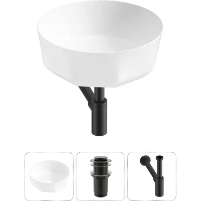 Комплект 3 в 1 Wellsee Lavinia Boho Bathroom Sink накладная раковина 42x42 см 3331109 20215794R