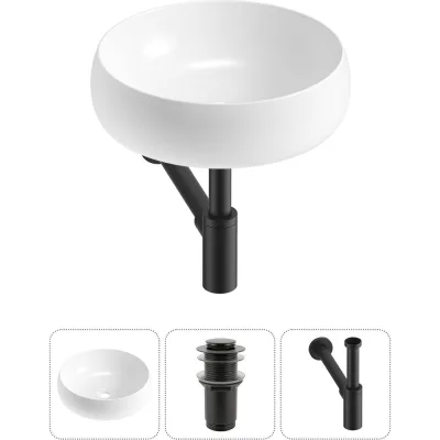 Комплект Wellsee 3 в 1 Lavinia Boho Bathroom Sink накладная раковина 36x36 см 20215036R