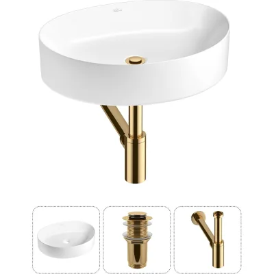 Набор Wellsee 3 в 1 Belle Spa 2.0 накладная раковина 50x38 см 20212583R