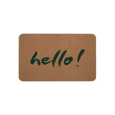 Коврик влаговпитывающий ComeForte «ВЕЛЮР» HELLO 60x90см Бежевый TCLR/W-1209