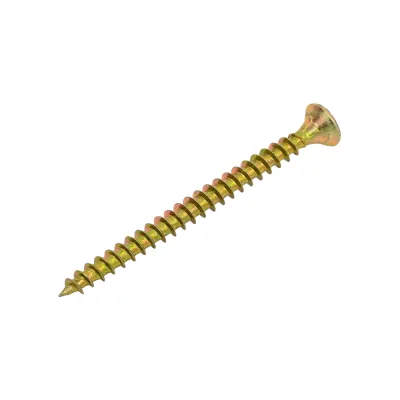 Шуруп для дерева Bohrer 3,5x45, универ., желтый, 600 шт. SYZ-3,5х45-600
