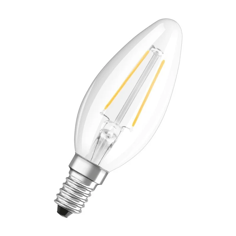 Лампа светодиодная филаментная Osram LED Star E14 2700К 6 Вт 806 Лм 220-240 В свеча прозрачная