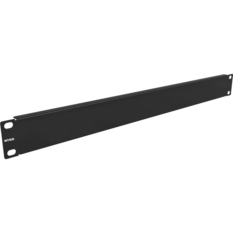 Панель заглушка NTSS 1U крепление 19 1U, черный RAL 9005 NTSS-FUB-1U-BL