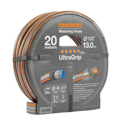 Шланг поливочный 1/2 20 м шестислойный Daewoo UltraGrip Plus ПВХ (DWH 5113)