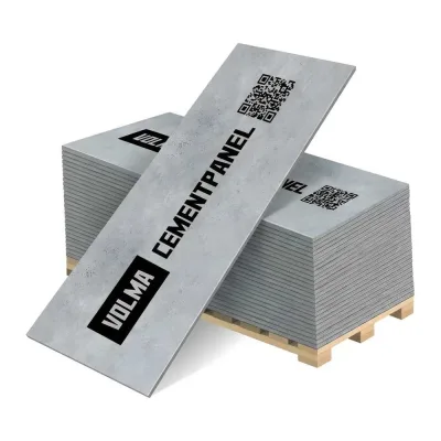 Армированный цементно - перлитовый лист ( АЦПЛ) VOLMA-CEMENTPANEL ВОЛМА 9*1200*2400 мм (280 шт) 40002041