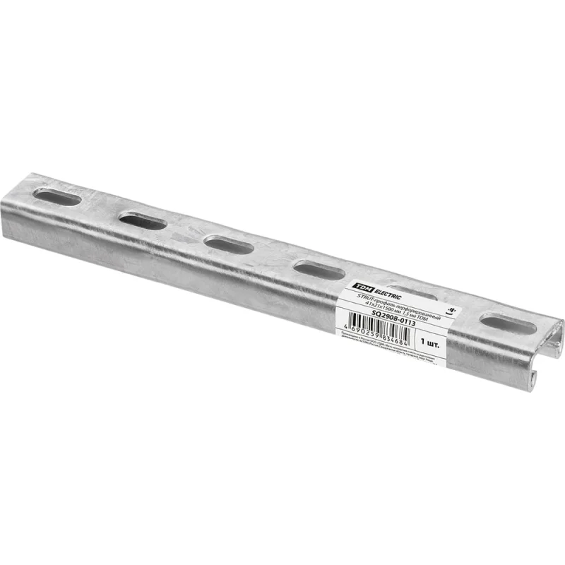 STRUT-ΠΏΡΠΎΡΠΈΠ»Ρ ΠΏΠ΅ΡΡΠΎΡΠΈΡΠΎΠ²Π°Π½Π½ΡΠΉ TDM ELECTRIC 41x21x1500 ΠΌΠΌ 1,5 ΠΌΠΌ SQ2908-0113
