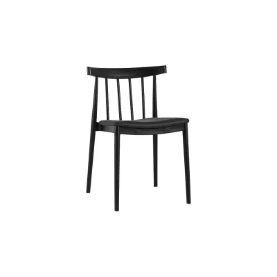 Обеденный стул для кухни Стул Груп Ranch с мягким сиденьем, черный 8305 black