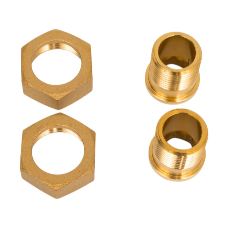 Комплект присоединительных гаек 1/2"(DN 15) латунь Hoobs 08903H