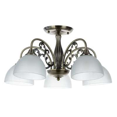 Люстра потолочная Arte Lamp Spica E27 200 Вт 12 кв.м (A3037PL-5AB)