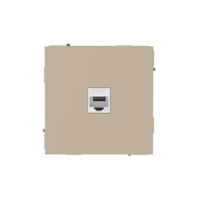 Розетка компьютерная DKC Kant встраиваемая ванильный марципан RJ45 (7015663DIY)