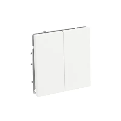 Выключатель DKC Kant двухклавишный встраиваемый белая магнолия (7000104DIY)