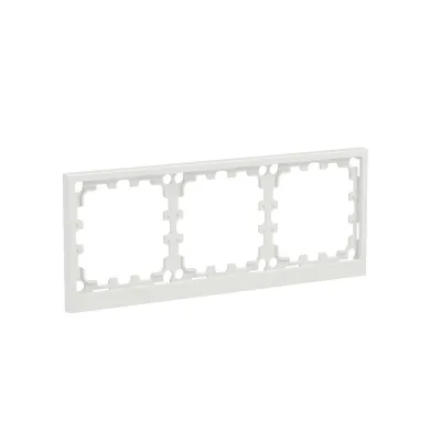 Рамка DKC Kant трехместная белый песок (7010906DIY)