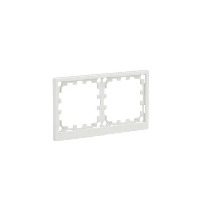 Рамка DKC Kant двухместная белый песок (7010904DIY)