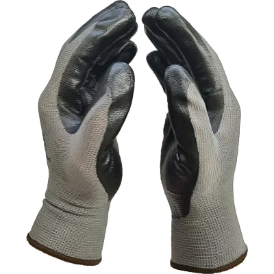 Перчатки Scaffa Старт NY1350-G/BLK-7 от механических воздействий размер 7 00-01018557