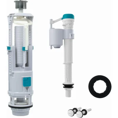 Арматура водосливная IDDIS 2-ур, нижний подвод, тип А, Оптима Хоум (Optima Home), , OPH2NA0i35