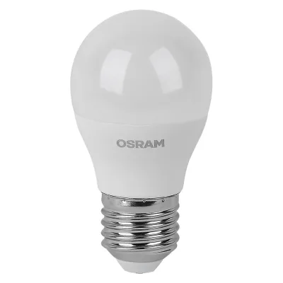 Лампа светодиодная Osram E27 2700К 7 Вт 600 Лм 170-250 В шар Р60 матовая