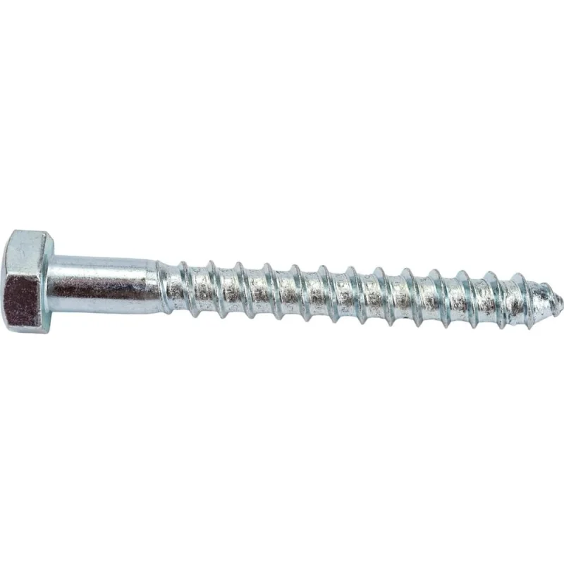 Шуруп СаМат Плюс 6-гр.гол., 10х160 оц. DIN 571 (5 шт) KRP-10358