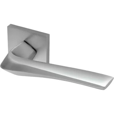 Ручка Doorlock DL Crystal A10S Slim SC матовый хром, квадратная розетка, толщина двери 35-55мм 73256