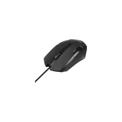 Мышь ExeGate SH-9025L USB, оптическая, 1000dpi, 3D, 3 кнопки и колесо прокрутки, длина кабеля 2м, черная RTL 279942