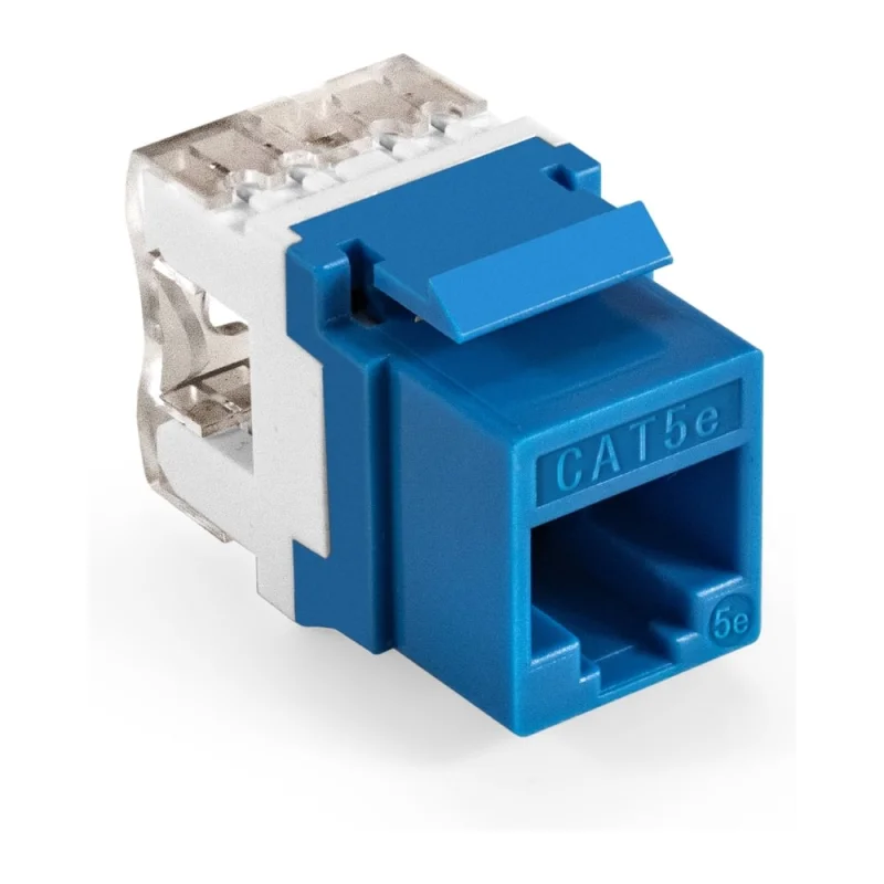 Модуль-вставка ExeGate Keystone Jack RJ-45 KJ-8P8C-U-C5e-180-Dual Кат.5e, неэкранированная, 180 градусов, IDC Krone/110 297337