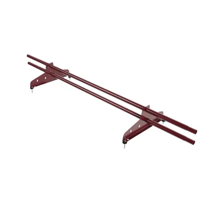 Снегозадержатель трубчатый Borge NewLine 1,5 м, D-25 мм, 2 опоры, красное вино (RAL 3005) 06.011.15.04.01.100.3005