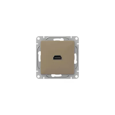 Механизм розетки EKF Эпика HDMI, шампань UP1-SOC-HDMI