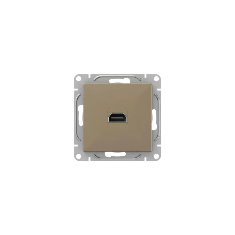 Механизм розетки EKF Эпика HDMI, шампань UP1-SOC-HDMI
