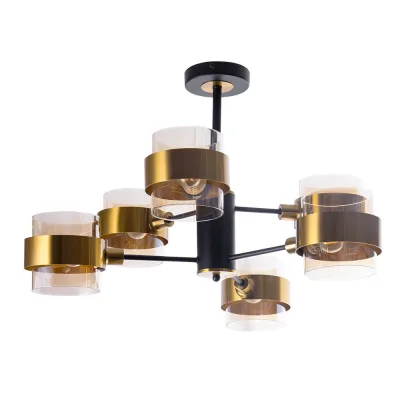 Люстра подвесная Arte Lamp Carlo E14 240 Вт 8 кв.м (A8205SP-6BK)