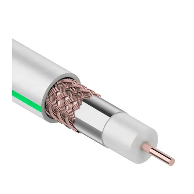 Кабель коаксиальный телевизионный SAT 703B 1х1 мм экранированный Rexant Green Line