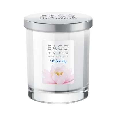 Свеча ароматическая Bago home Водяная лилия 132 г