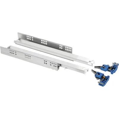 Направляющие скрытого монтажа MODERN SLIDE PRO L-250 полного выдвижения для деревянных ящиков с выта GTV PB-3D0FPO18-250-PRO
