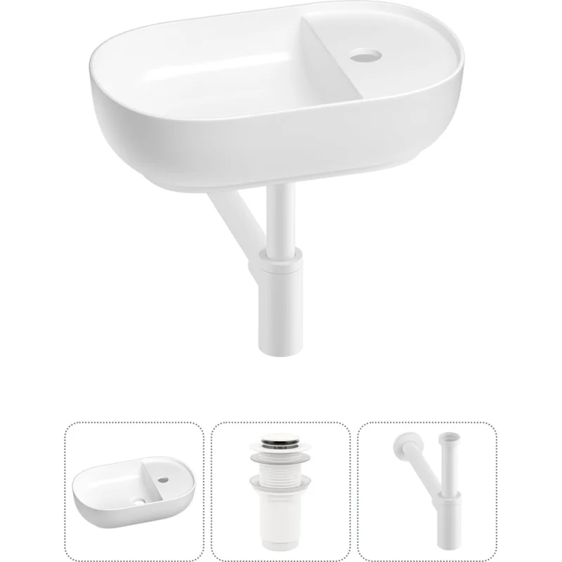 Мини-раковина для ванной комнаты или туалета Wellsee WC Area в наборе 3 в 1 20212100R