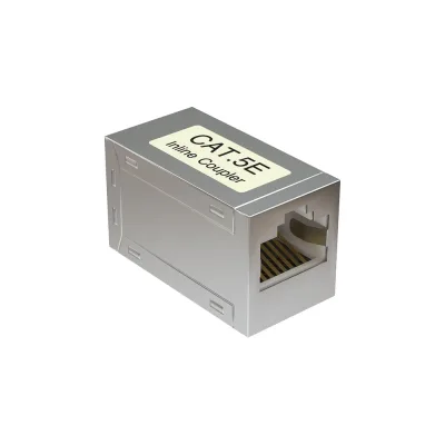 Проходной адаптер SYSMATRIX RJ45-RJ45 (8p8c) категория 5е экранированный ( 3шт. в упаковке ) CC RJ45.5ES.WH.VI3