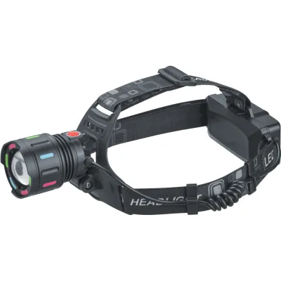 Фонарь налобный Navigator NPT-H44-ACCU светодиодный 1 LED 10 Вт аккумуляторный Li-Ion 1200 мАч металл 4 режима (95560)