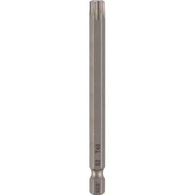 Бита SGS TORX TR T40Hх110мм S2 2шт 63110-TT40-2