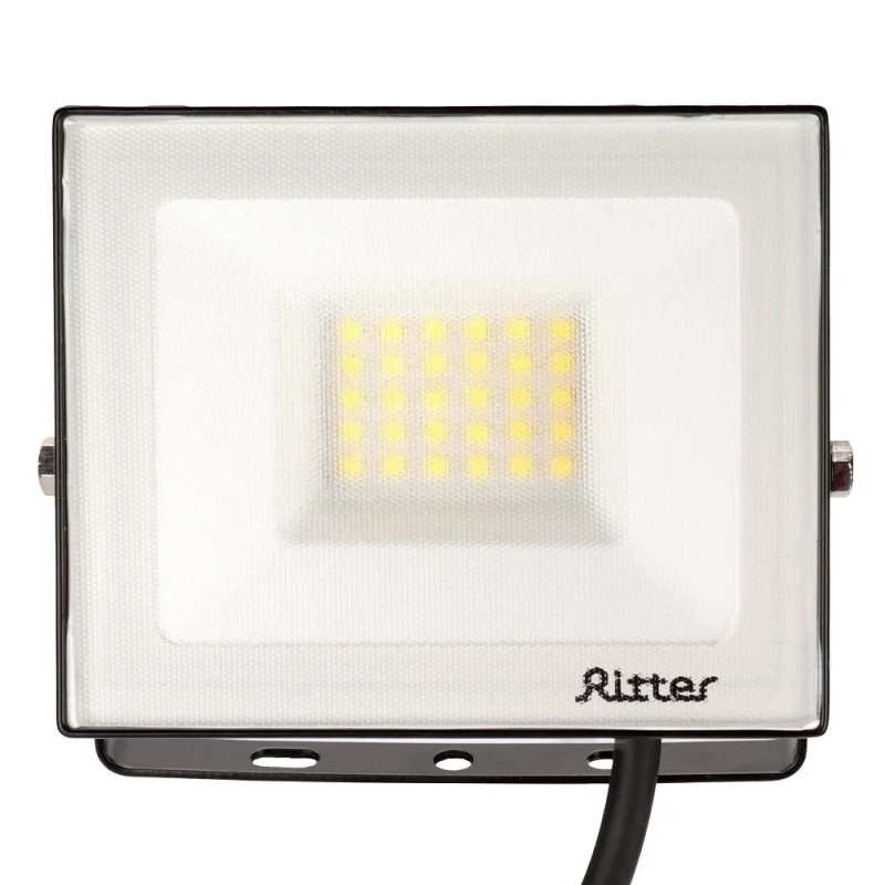 Прожектор светодиодный Ritter Profi 4000K 30 Вт IP65 черный