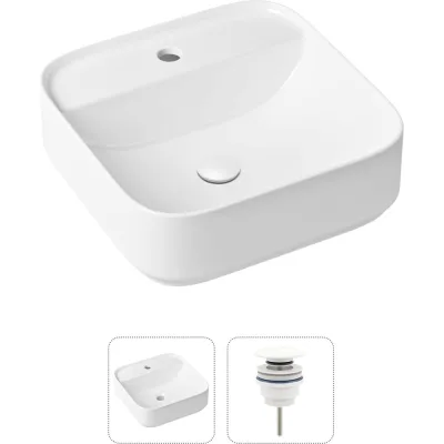 Накладная раковина для ванной Lavinia Boho Bathroom Sink Slim в комплекте 2 в 1 21520847