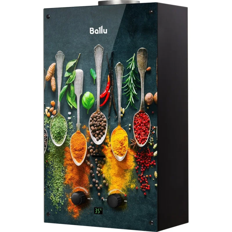 Газовая колонка Ballu GWH 10 Fiery Glass Curry НС-1584732