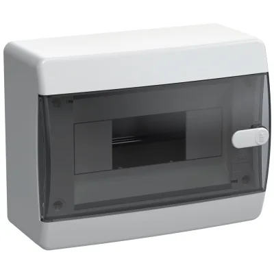Щит распределительный навесной IEK Union Compact ЩРН-П-8 пластиковый IP41 170х218х103 мм прозрачная дверь (UIC-KP12-N-08-41-K01)