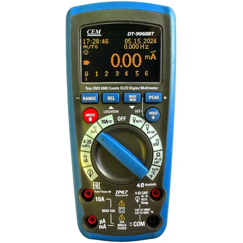 Мультиметр с поверкой СЕМ DT-9968BT 686696