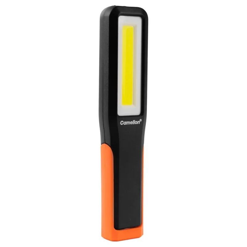 Фонарь аккумуляторный Camelion E1440 (3,7В, черн., 17xSMD+красн +LED, 3 реж., Type-C, магн., пластик, кор.) 16207