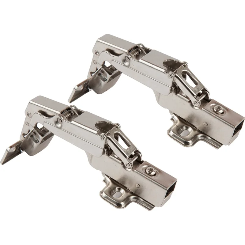 Накладная петля Lemax prof clip-on с доводчиком, 165 градусов, Д85 Ш65 В70, никель 2pcs-M402-Full