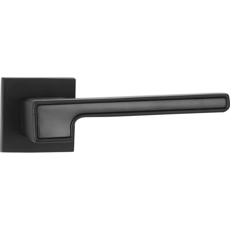 Дверные ручки алюминиевые, черный/черный Vantage V91BL-2/BL SL