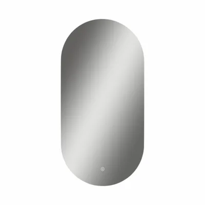 Зеркало с подсветкой овальное 45х90 см с сенсорным включением Continent Capsula Led (ЗЛП5030)
