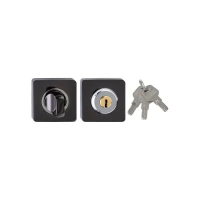 Завертка с ключом PALIDORE lock ols (r) bh key, черный никель 98761362