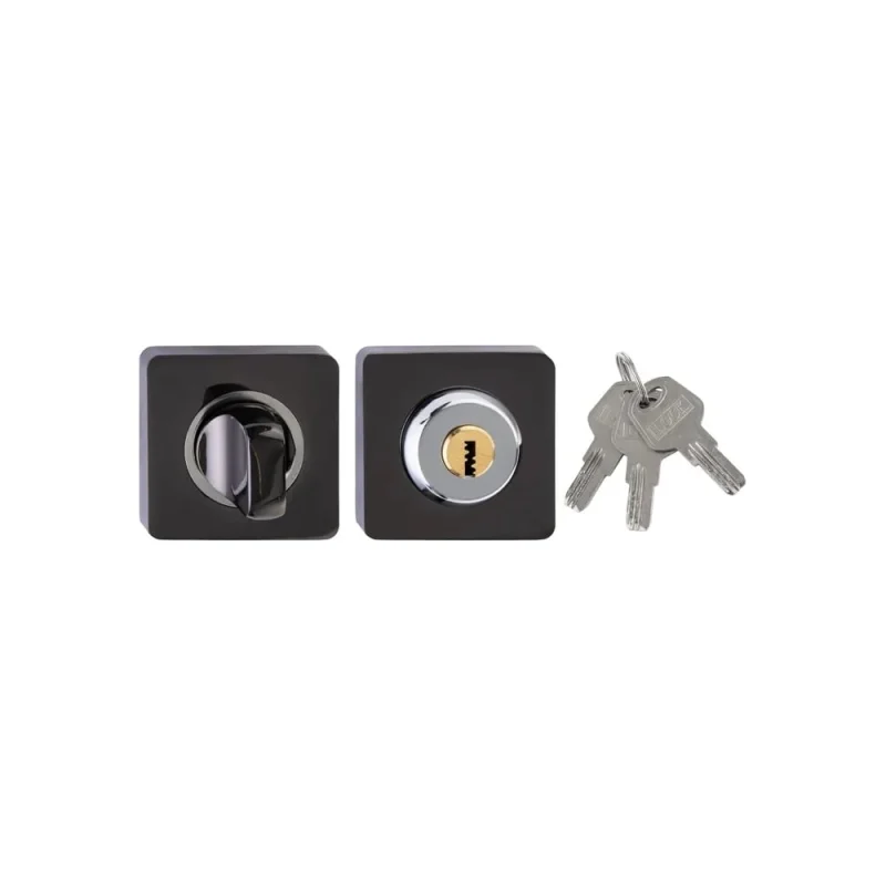 Завертка с ключом PALIDORE lock ols (r) bh key, черный никель 98761362